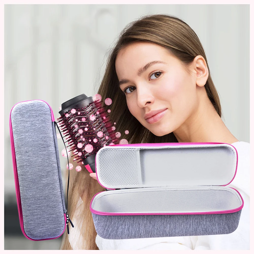 Brilliant Custom Hot-air Comb Travel Eva Carrying Case Portable EVA Hard Shell Storage Case for One Step Hair Dryer Brush