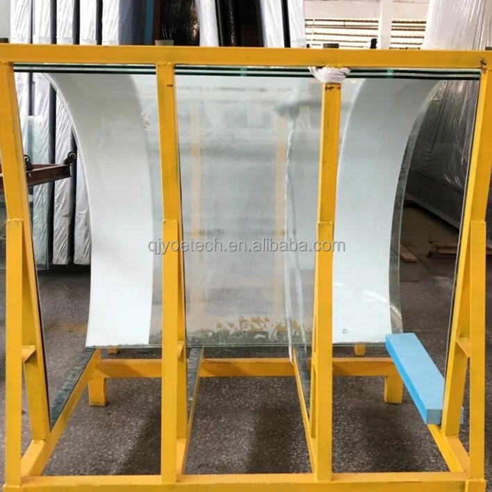 Curved Tempered Bent Safety Glass Toughened Glass Panel for Curtain Wall Construction Projects