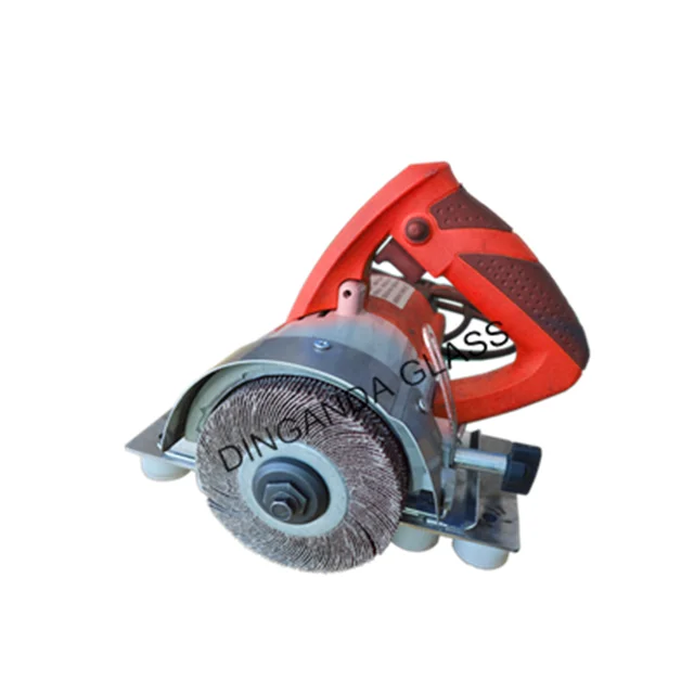 One hand operation Glass low-e coating edge removing deletion machine