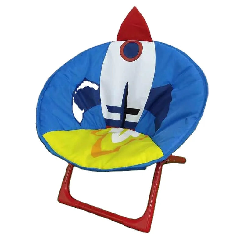 
2021 HOT SALE garden and beach folding metal seat kids moon chair folding chair for kids moon chair 