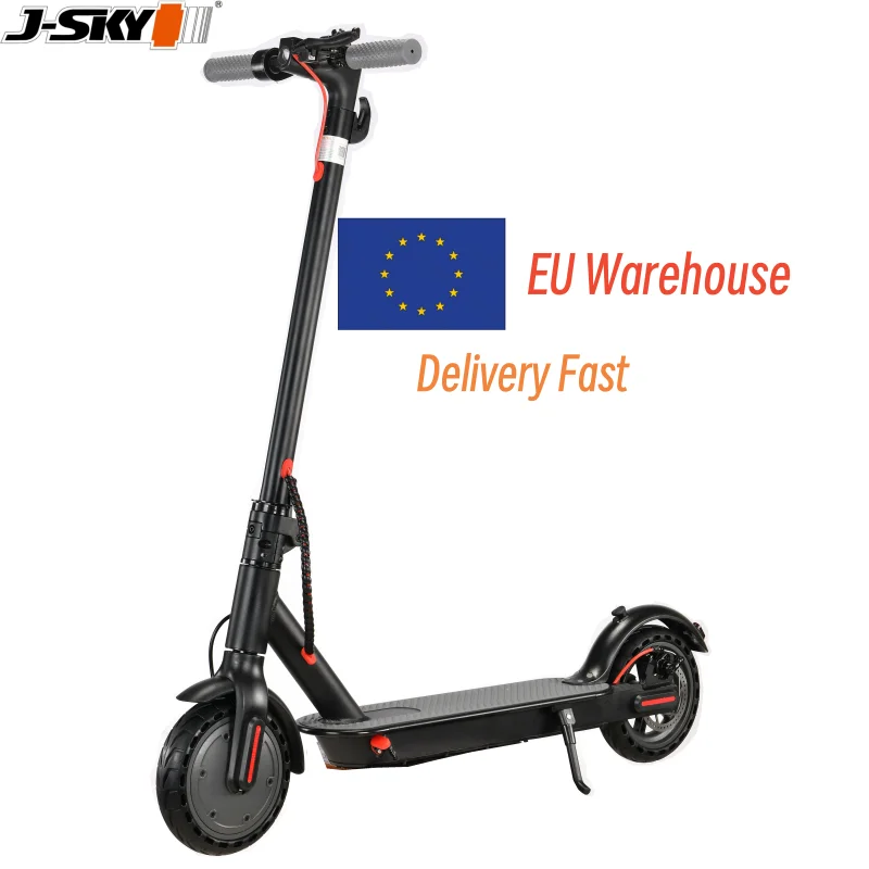 EU Warehouse Foldable Electric Scooters 30km/h Two-wheeled Electronic Scooter 350w Two-wheel Waterproof Scooter