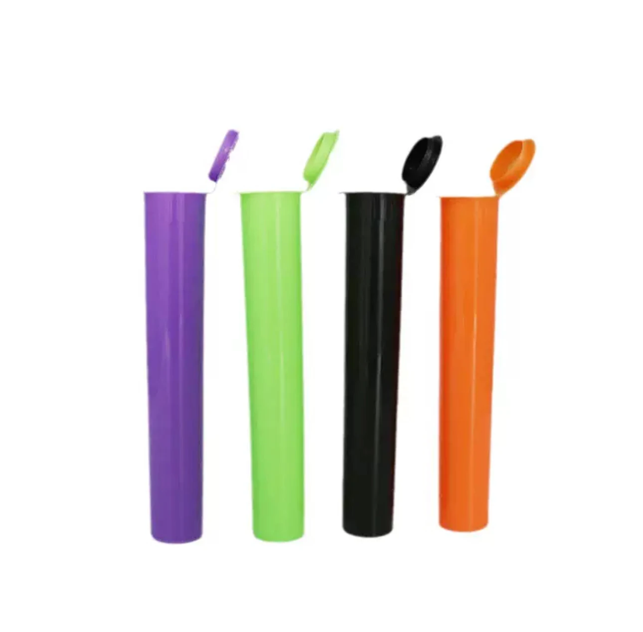 High quality 120mm Pop top tube plastic Child-proof opening tube Bouncing tobacco pipe Sub package tube wholesale