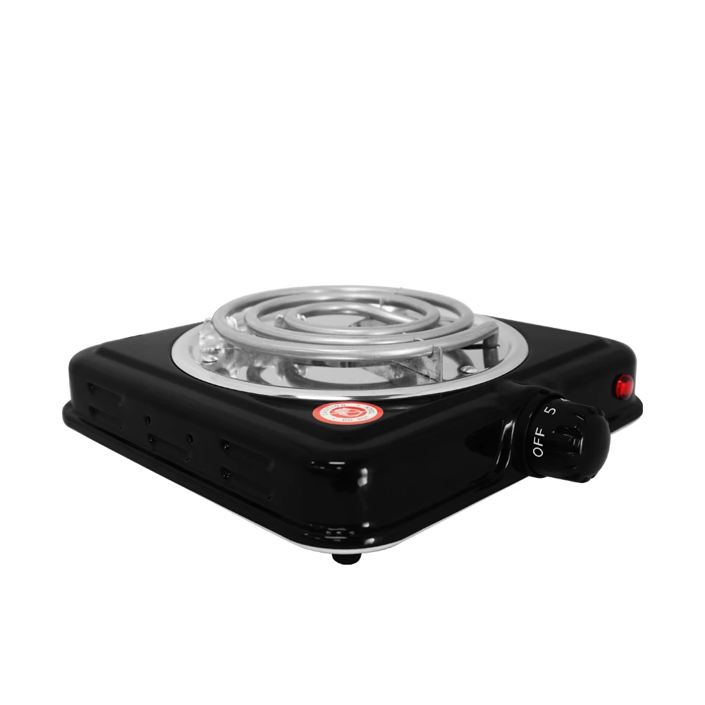 OEM Portable Single Burner Electric Stove 1000W Spiral Coil Hotplate Mini 110v 220v Hot Kitchen Household Use Iron Heating
