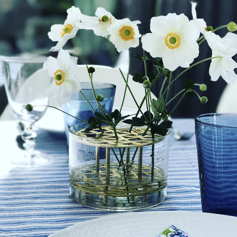 Home decoration clear acrylic flower vase modern acrylic tube vase