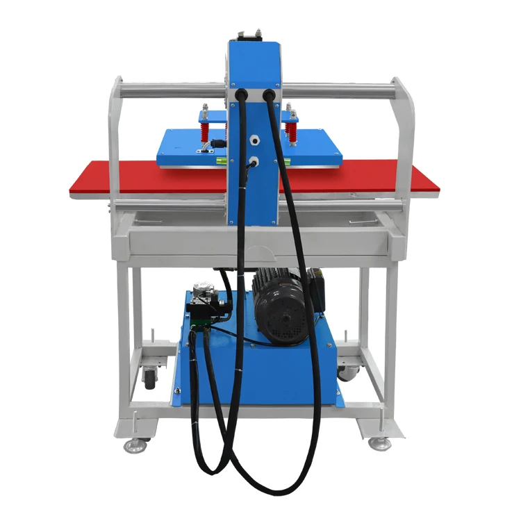 Big Promotion  Dual Worktable Vinyl  T-shirt Hydraulic Heat Transfer Press Machine Power Press