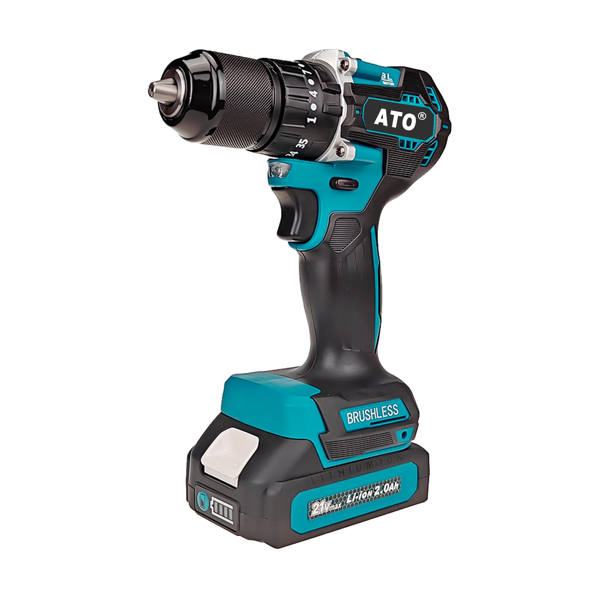 ATO A8025 Lithium-ion Battery Cordless Power Tools Industrial Special Electric Driver Exquisite Cordless Drill Total