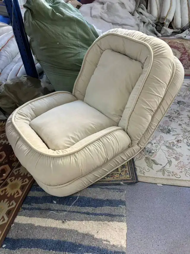 Luxury Adjustable Features Modern Sofa Bed Flannel Fabrics Household Use Living Room Cozy Single Sofa Chair