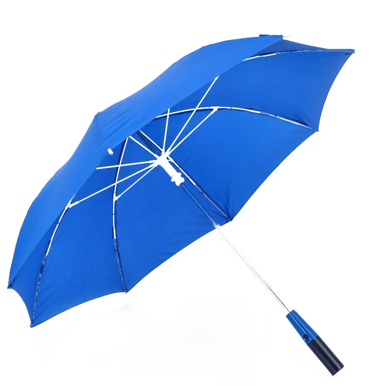 Sun umbrella Manufacturer customized wholesale straight LED color changing light sunshade logo