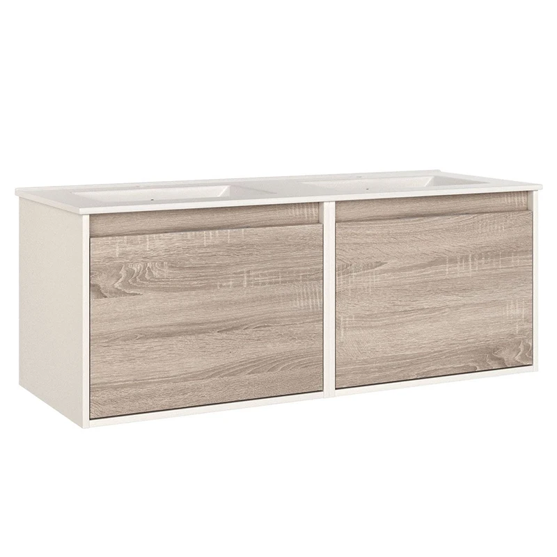 2023 new style 40 inch Floating wall 1 Sink hanging 2 Drawers bath furniture Bathroom Vanity Cabinet