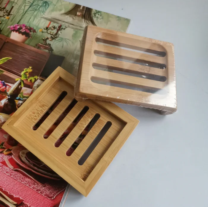 Бамбуковый держатель для мыла внутри и снаружи