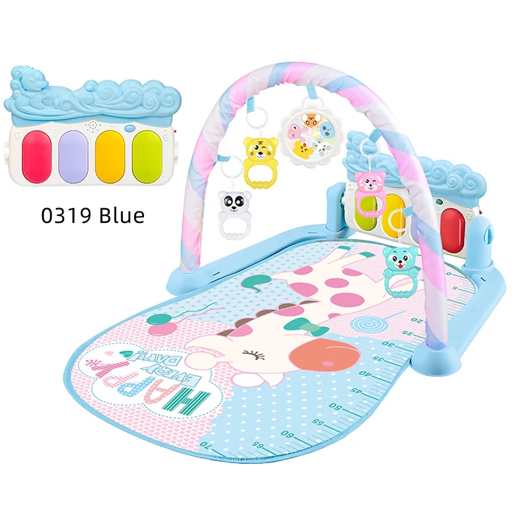 Colorful Infant Baby Mat & Activity Gym Carpet Gym Play mat baby pedal Musical Piano Animals Gym Mat