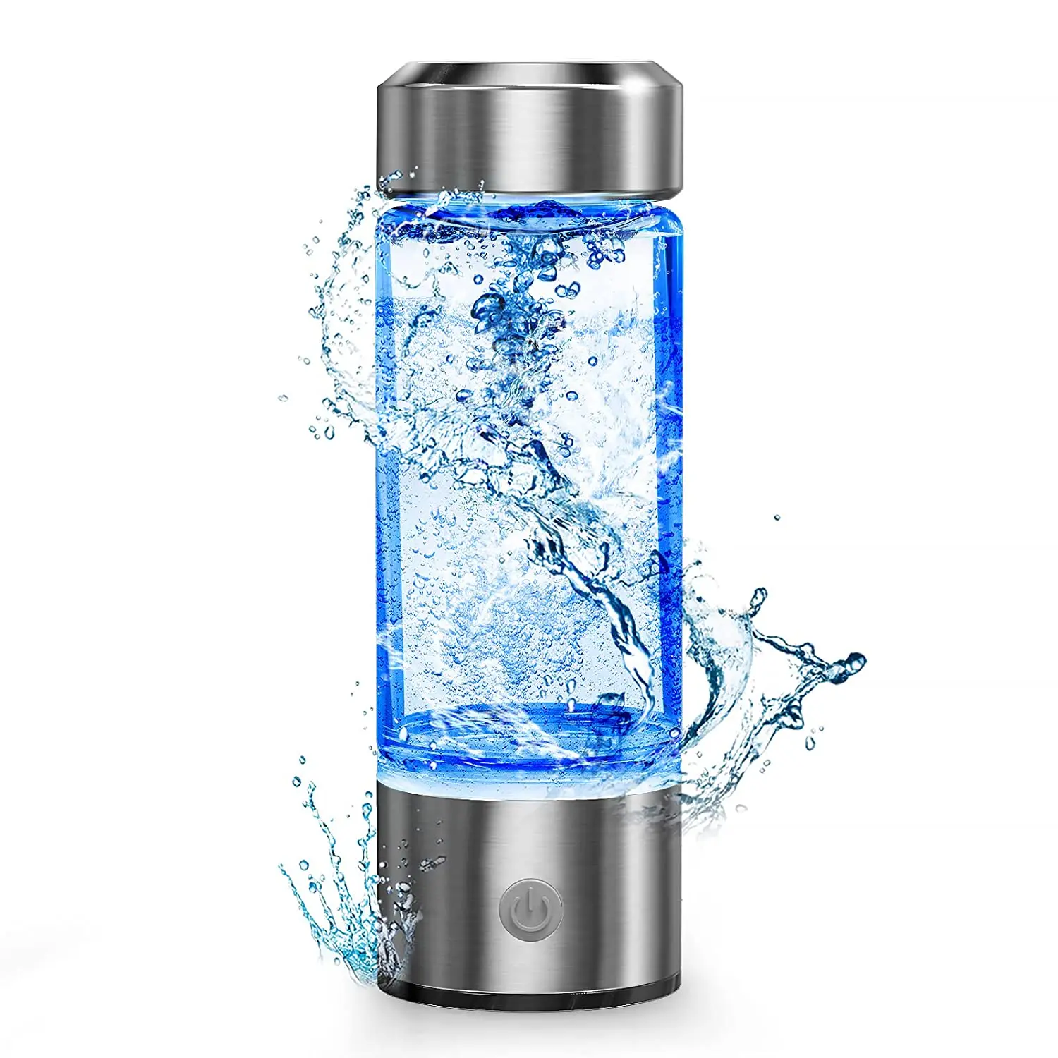 Portable Hydrogen Water Ionizer Hydrogen Water Generator Rechargeable Hydrogen Rich Water Glass Health Cup for Home Travel
