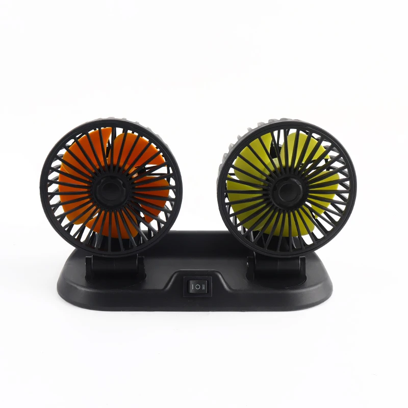 Widely Used Superior Quality Battery Car Fan Double Car Ac Vent Fan
