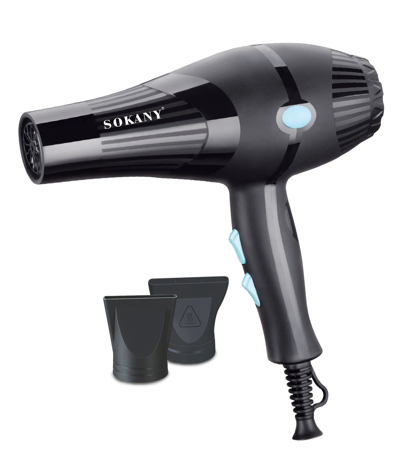 Sokany 2000W Strong Power 2 Speeds And 2 Heating With Concentrator Professional Hair Dryer