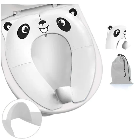 Portable Folding Travel Potty Seat with Carry Bag Baby Toilet Potty Training Seat with Splash Guard Convenient Kid Product