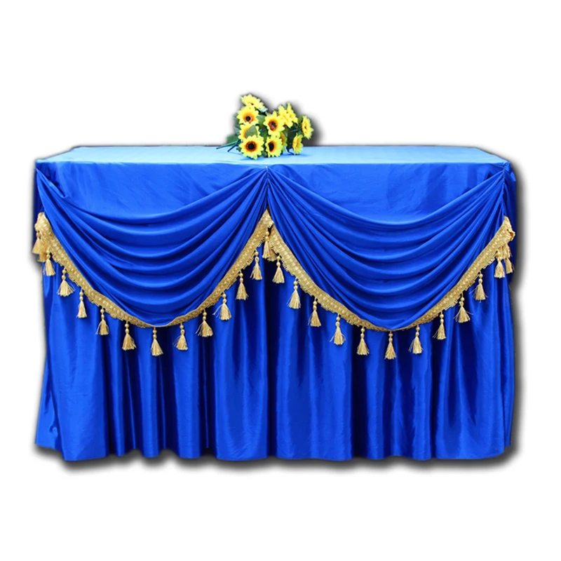 
Customized Wedding Table Decoration Birthdays Baby Parties Table Skirt 