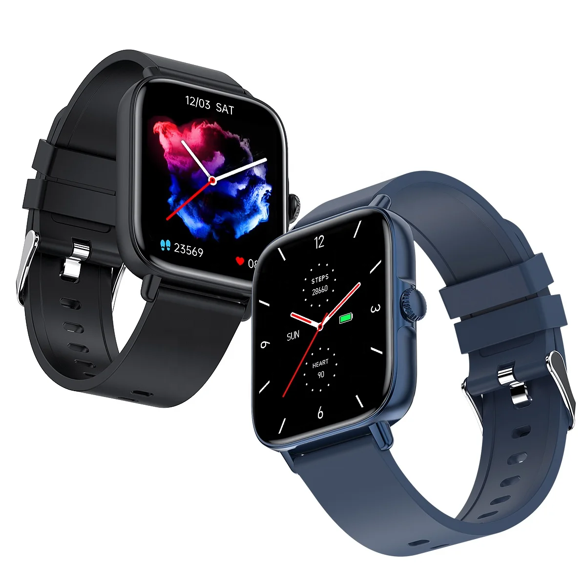 2022 New Arrivals Android Activity Fitness Tracker Blood Oxygen Pressure Body Temperature Smart Watch