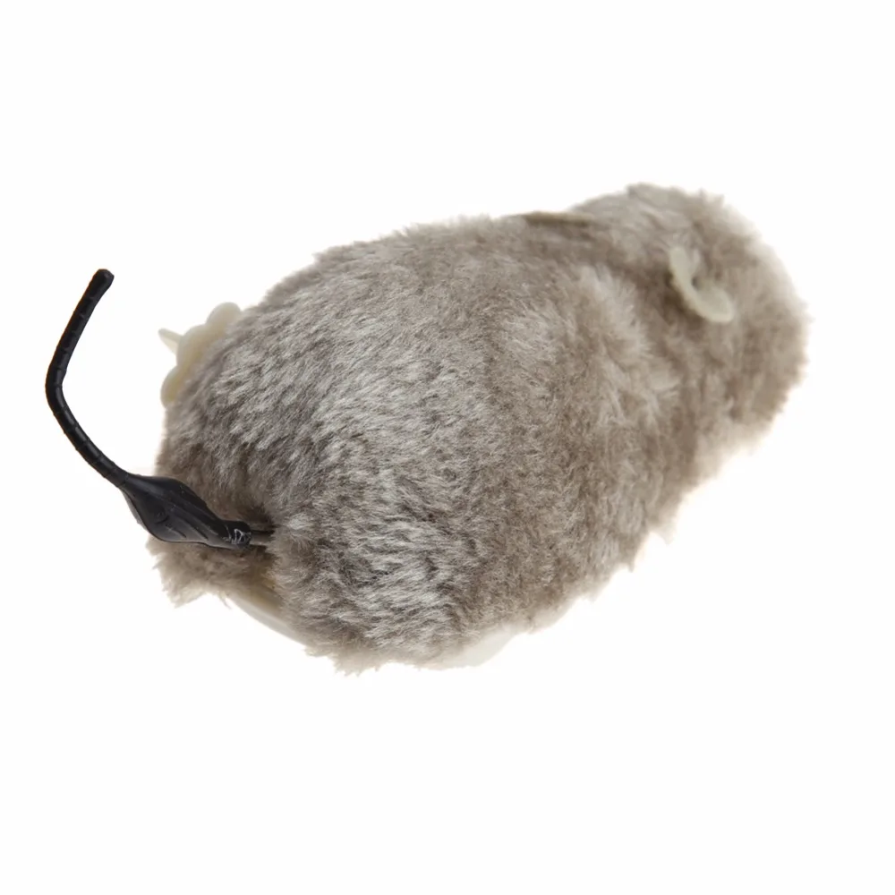 
funny RC toy wireless winding mechanism mouse cat plush toy 