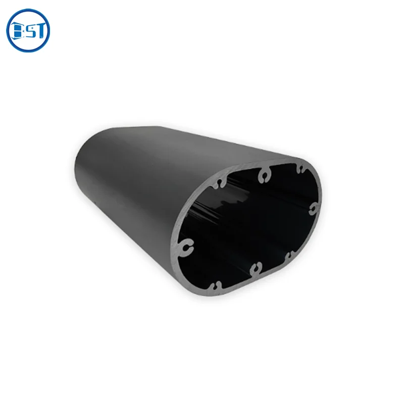 extrusion  ABS Plastic Tube Profile Oval Shape-Premium Plastic Profiles black extrusion pipe ABS PC PMMA PS ASA TPE TPU