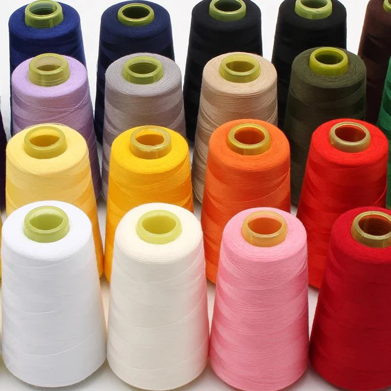 Polyester Sewing Thread Spools for Quilting Sewing Machine Thread for Garment Solid Color Sewing Thread