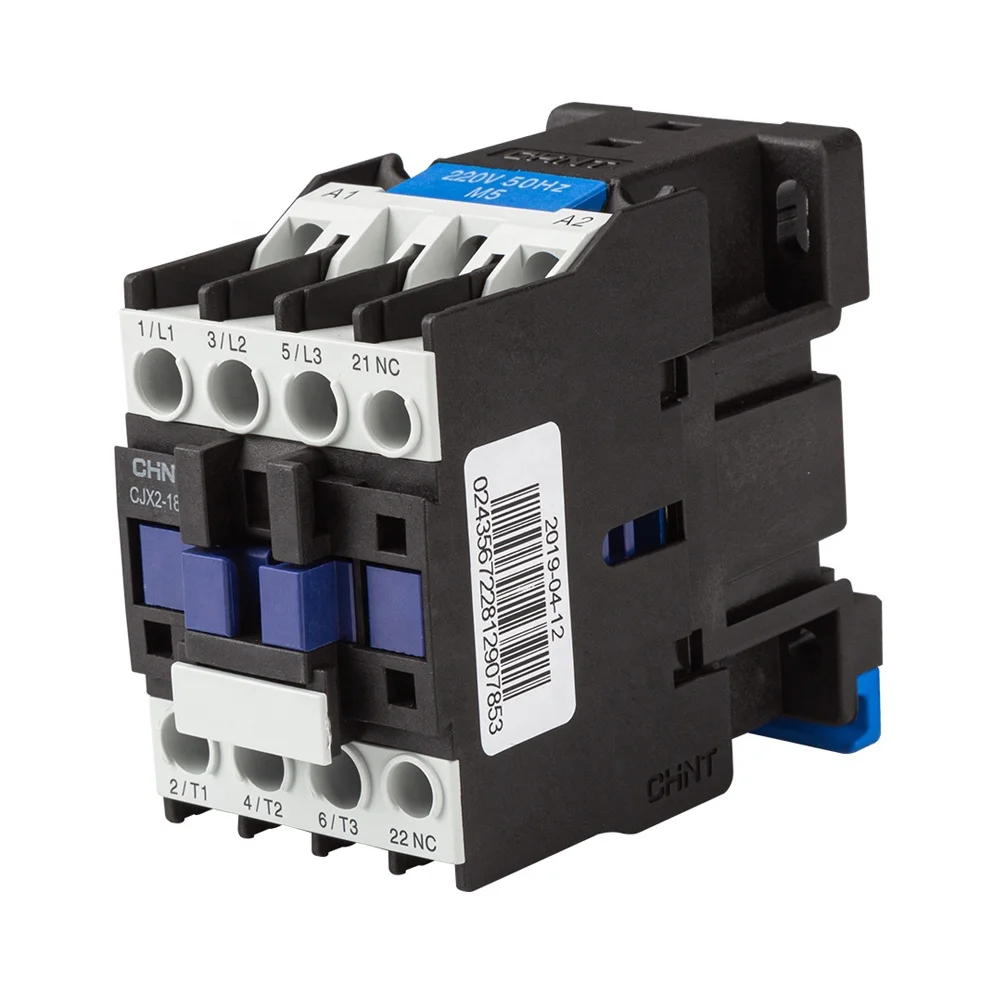CHNT CJX2-1810 серии 18A 220V AC Электрический магнитный контактор переменного тока