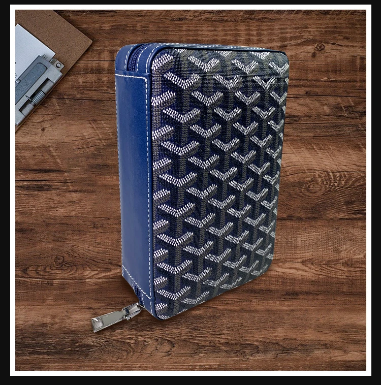 Vanace Various Color Luxury Portable Travel PU Imitation Crocodile Leather Cedar Wood 4 Finger Cigar Bag Humidor Cases