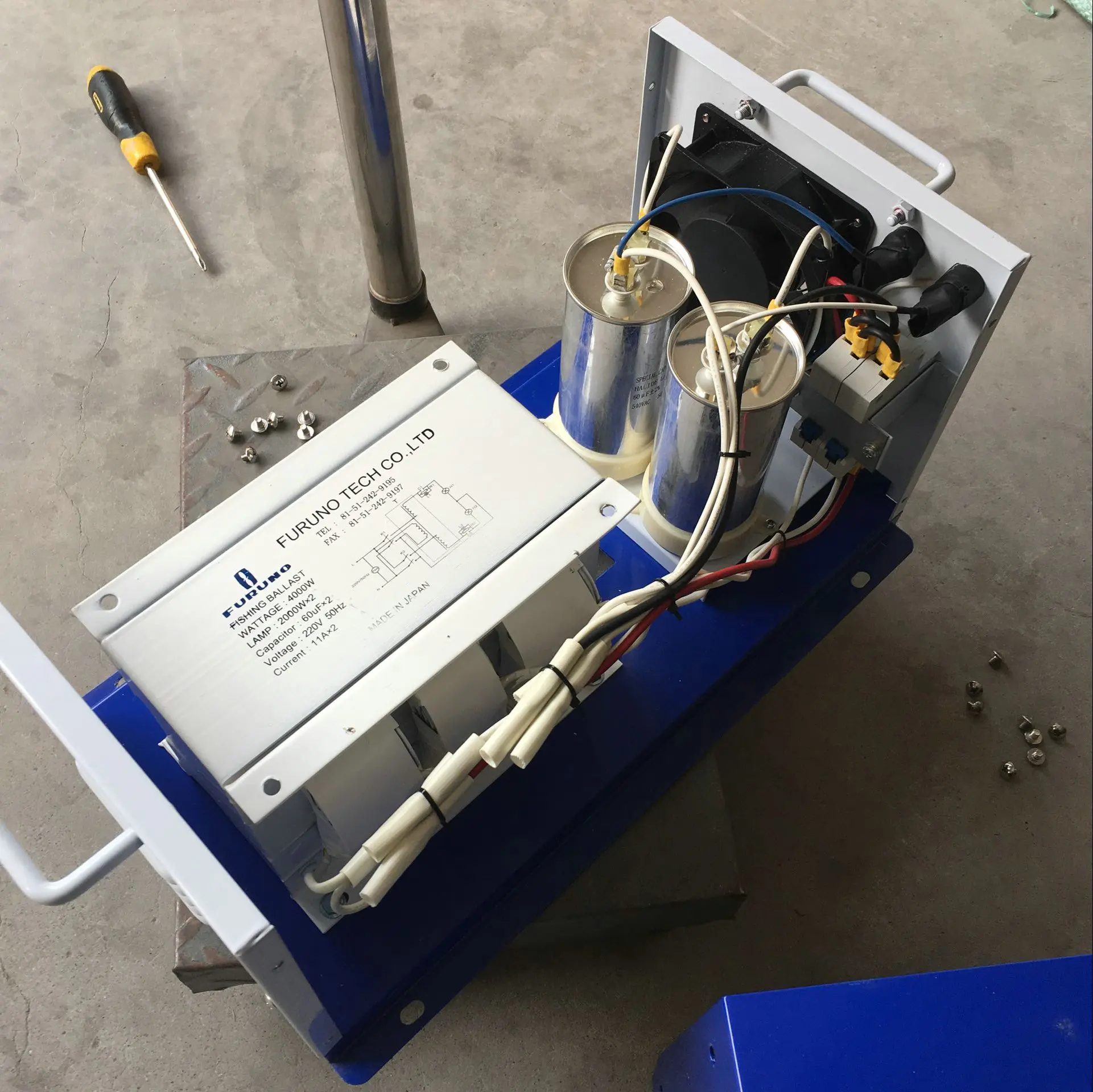 4000w fishing lamp stabilizer ballast full copper wire for fishing metal halide lamp in ship