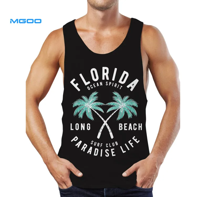 Изготовленный На Заказ набивная ткань из paml деревья с О-образным вырезом, летние комплекты с футболками и Флорида с оригинальным изображением тропического пляжа и майка с рисунком футболки для мужчин и женщин