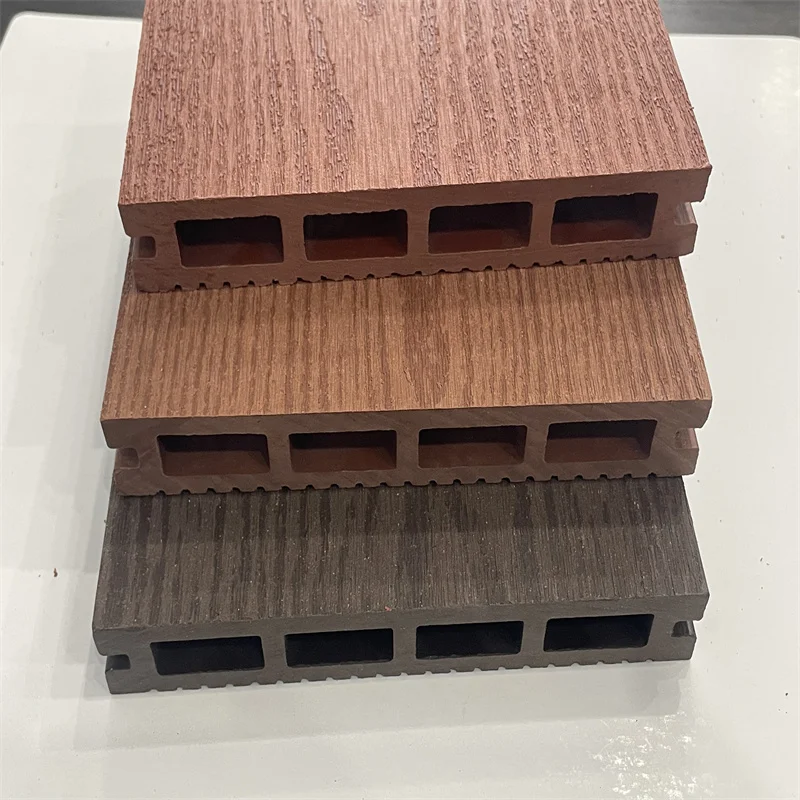 Durable Outdoor  WPC Flooring Wood Grain WPC Decking Wood Plastic Composite Decking