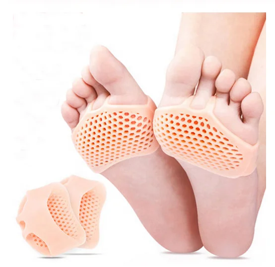 
FY Silicone Padded Forefoot Insoles High Heel Shoes Pad Gel Insoles Breathable Health Care Shoe Insole High Heel Shoe Insert 