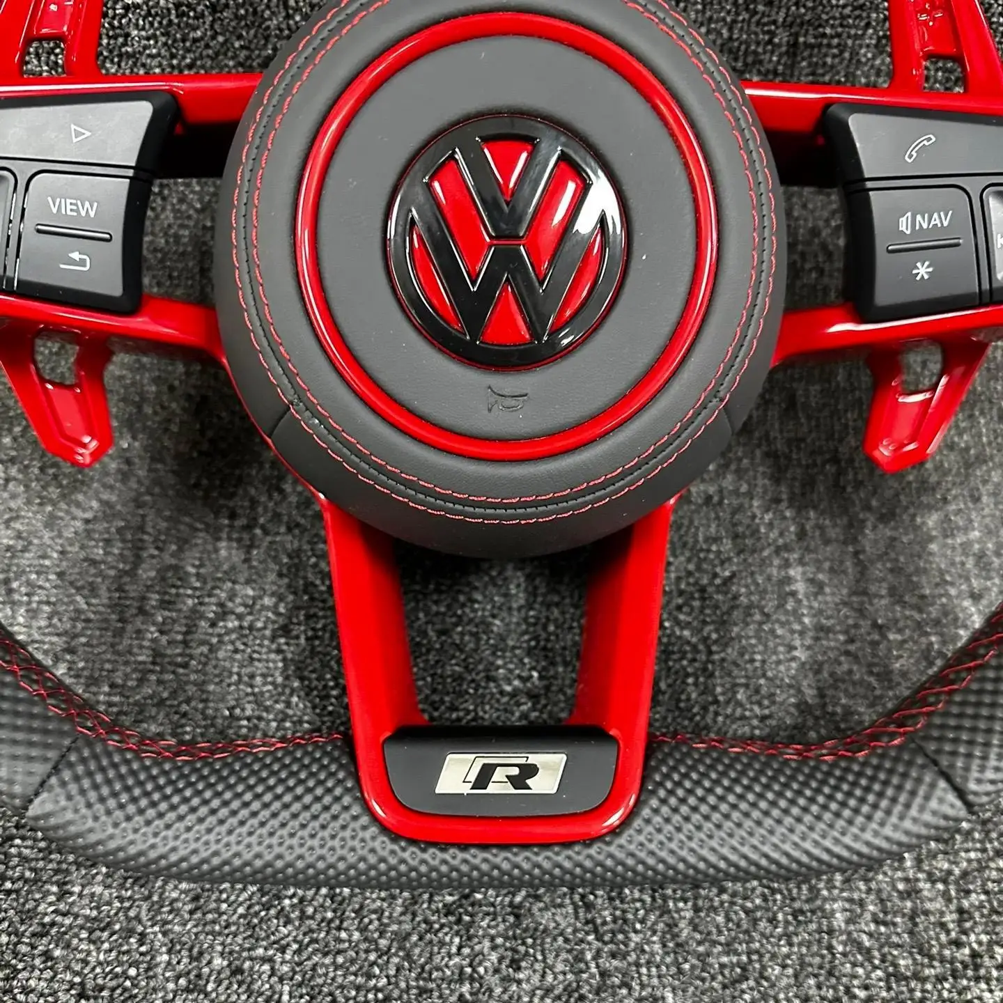 Модификация рулевого колеса для Volkswagen VW Golf MK5 MT GTI R