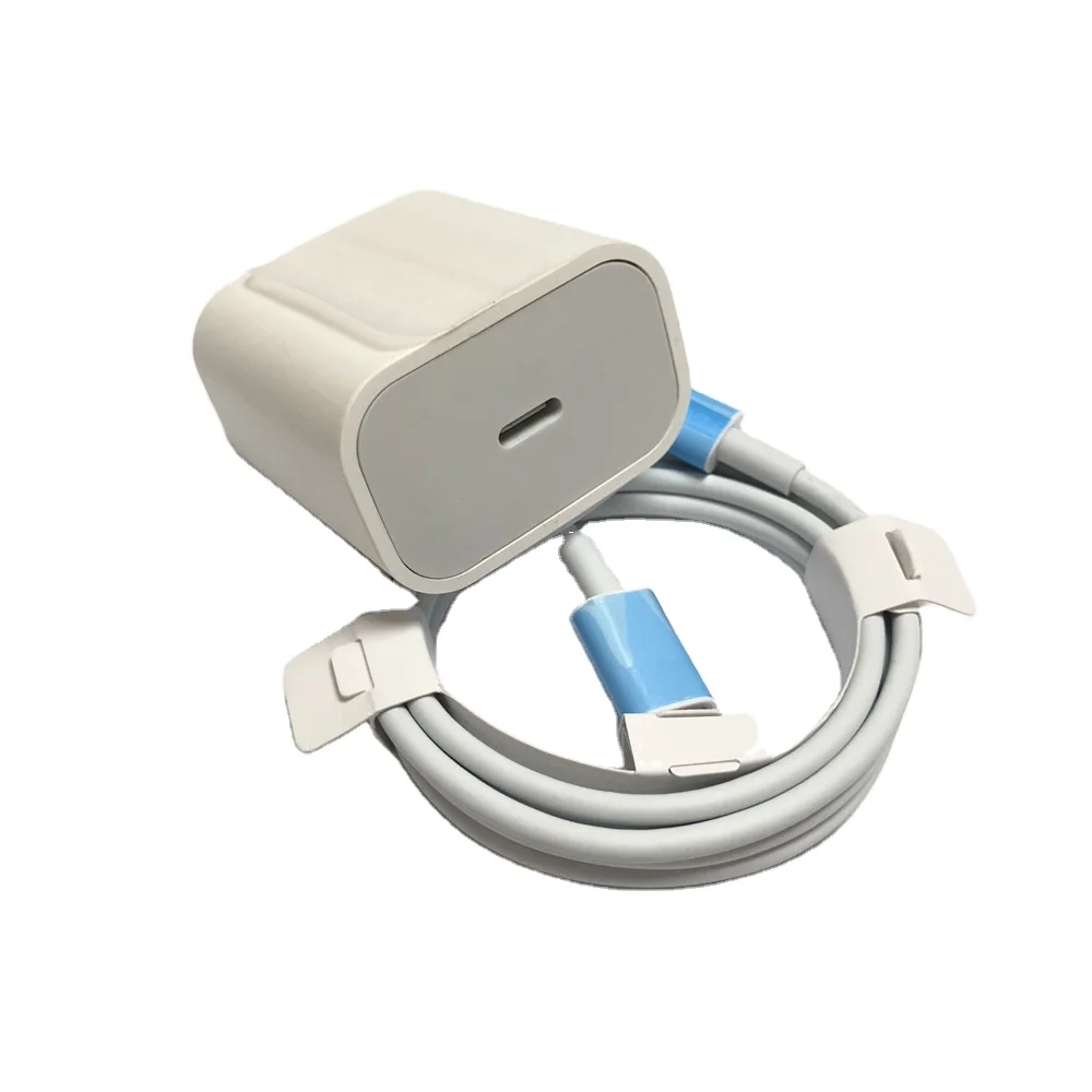 Original PD 20W Cable Charger For iPhone 13 Mobile Phone US EU Plug 20W Type C Fast Charging Wall Charger Adapter