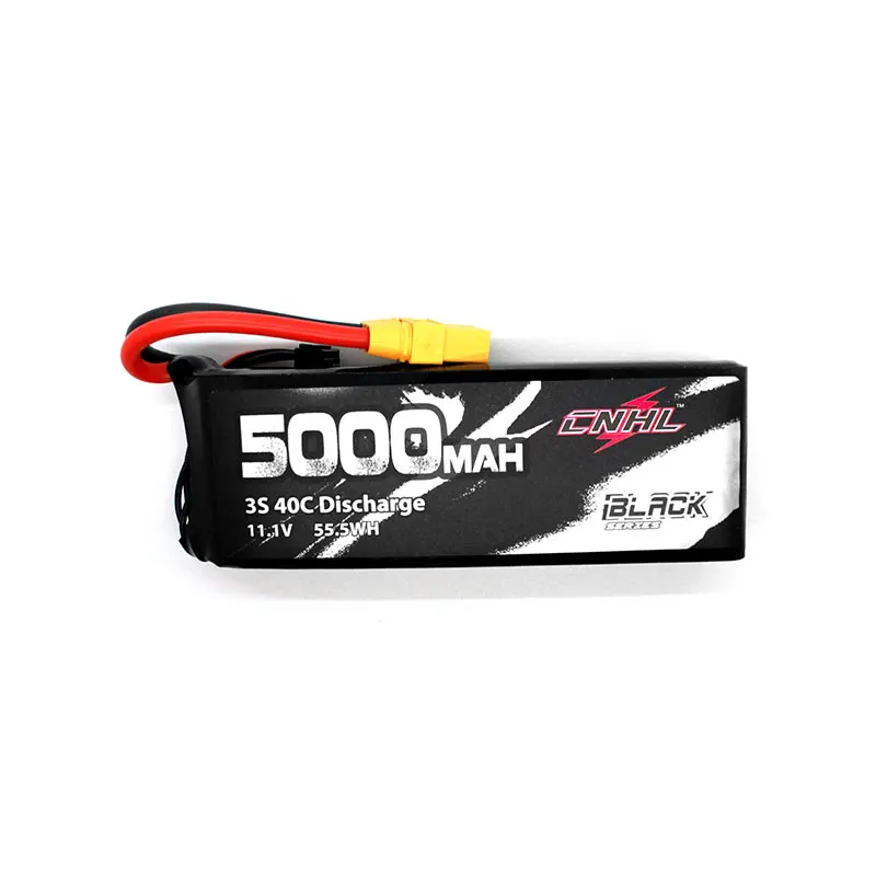 cnhl black series 5000mah 11.1v 3s 40c lipo battery  with xt90 plug