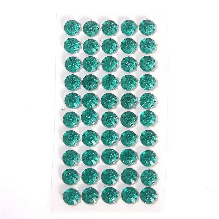 Rhinestone Stickers AB Crystal Adhesive Wholesale Acrylic Sticker For Kids DIY