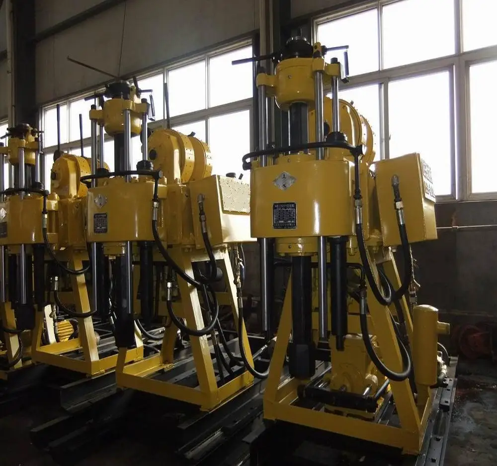 Cheap 200m Deep Trailer Mounted mining drill machine portable water well borehole drilling rig for sale