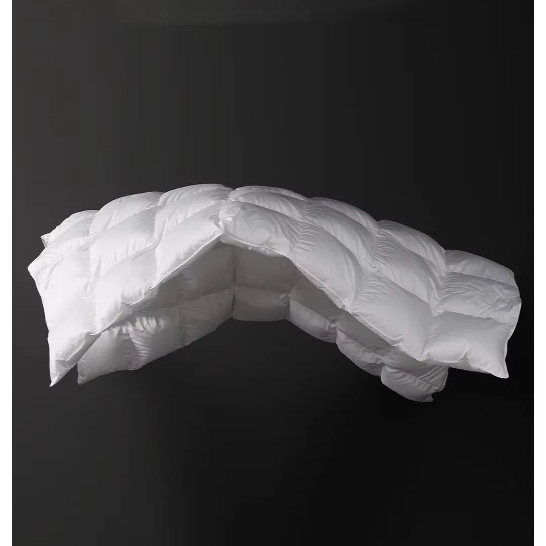 high end down quilt  White Goose Home Bedding Comforter Duvet