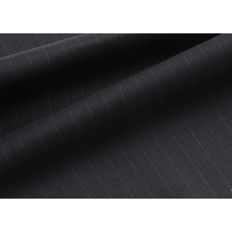 Удобная модная Итальянская шерсть W70 % подходящая полосатая ткань мужской Материал