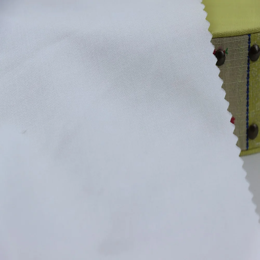 Greige 226gsm 70% Cotton 26% Nylon 4% Spandex Blend Satin Fabric