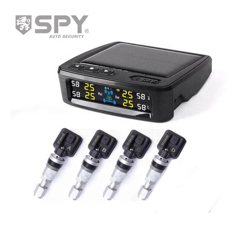 
tire gaugesspy solar power tpms tire pressure monitoring system 