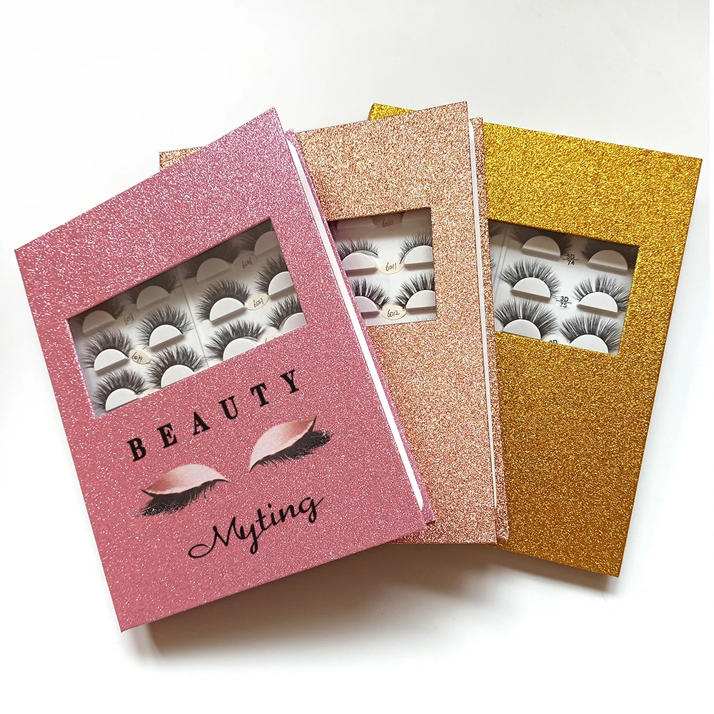 
Muting Best Selling Wholesale Mink Lashes 16 Pair False Lash Book Custom Eyelash Book Packaging 