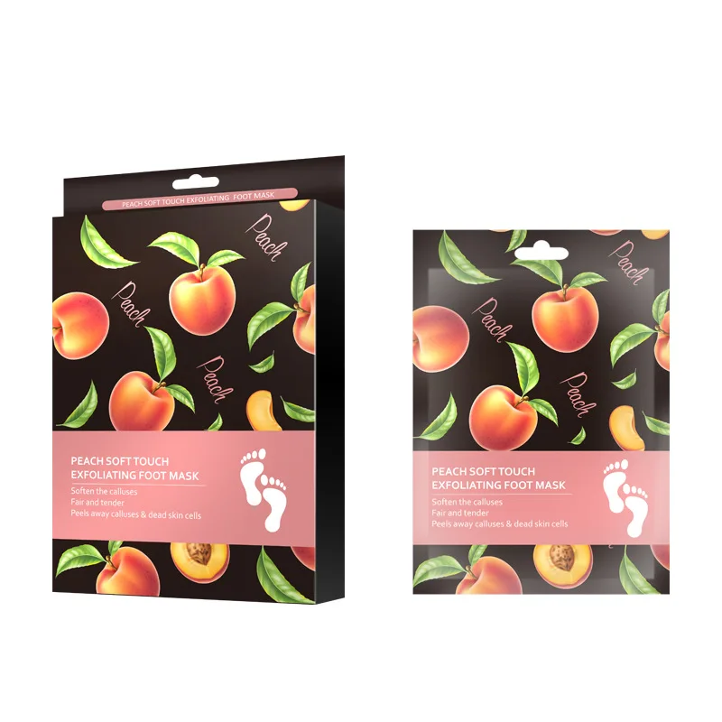 OEM/ODM custom logo gentle peeling off dead skin exfoliating calluses magic foot mask
