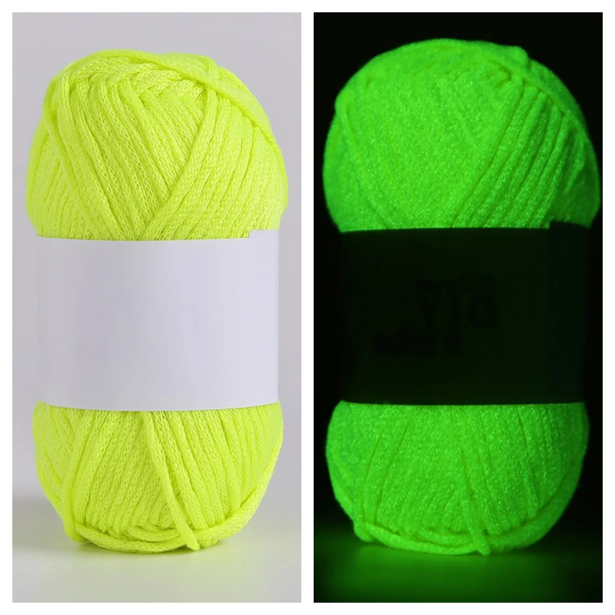 Fancy DIY hand knitting Luminous yarn