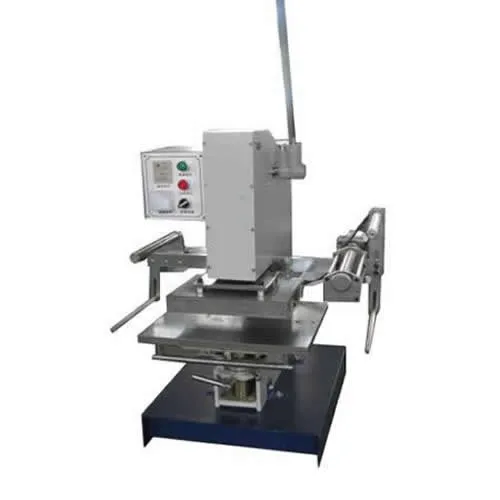 hand movement foil feeding large pressure heat transfer label machine