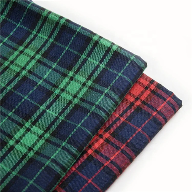 Wholesale Yarn Dyed 100% Cotton Chambray Fabric yarn dyed check fabric