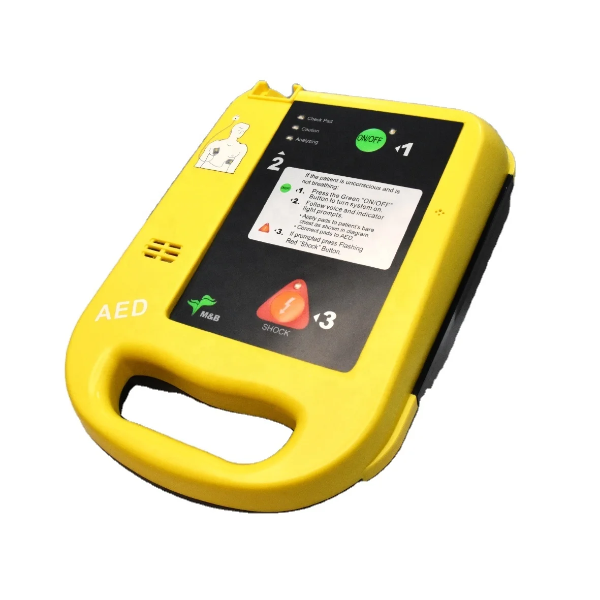 Hot Sale! Biphasic AED defibrillator manufacturer M&B Automatic External Defibrillator with CE Certificate