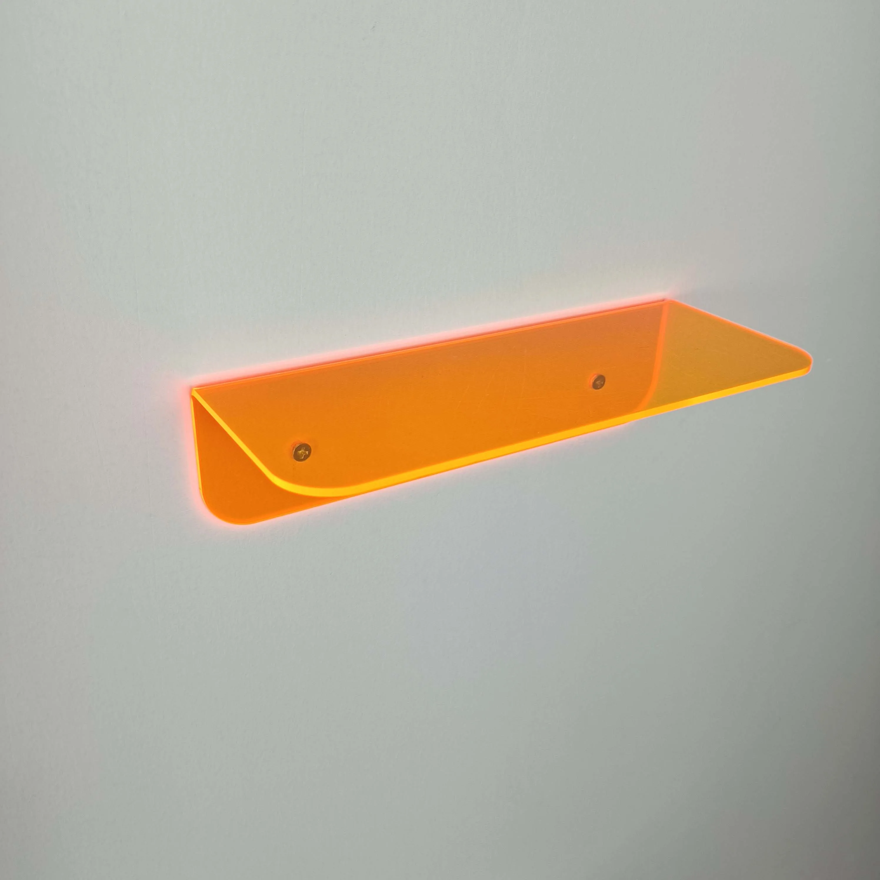 Небольшая акриловая плавающий настенная полка, гибкое применение стены пространство, 9 дюймов дисплей полки