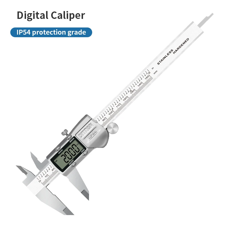 Фабричная поставка IP54 Водонепроницаемый 150 мм 6 дюймов суппорты инструмент для точного измерения из нержавеющей стали штангенциркуль цифровой штангенциркуль