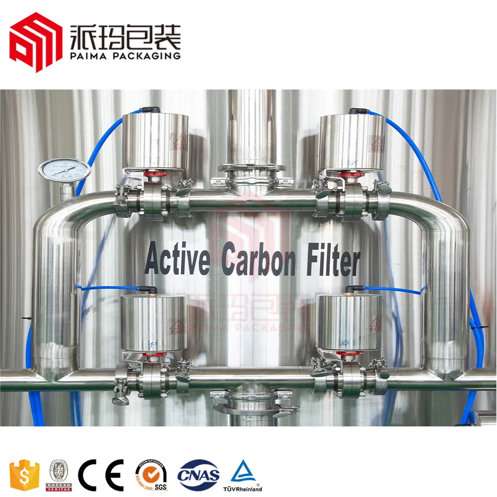 2000gpd 4 Stage China Commerical Drinking Water Purification Machine Plant Underground Well Water Filter Treatment System