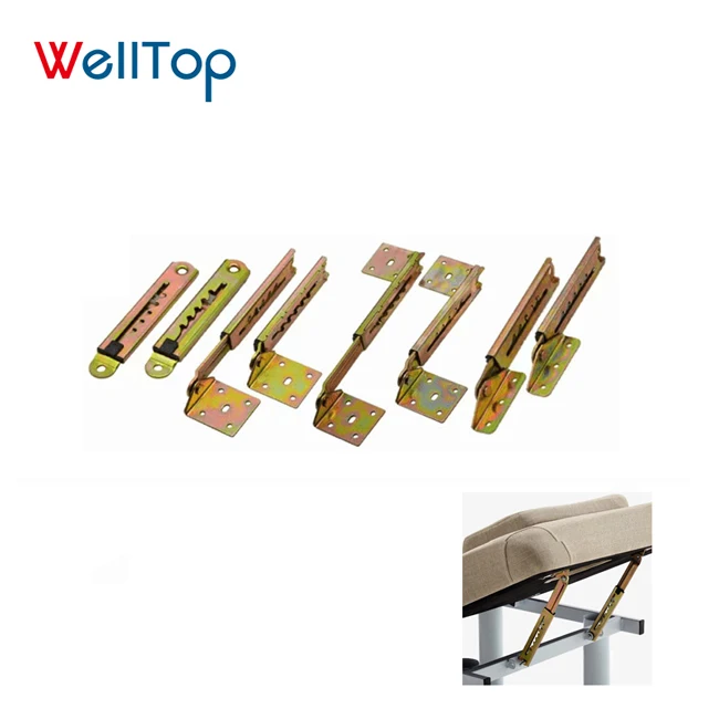 20.058 Hot Sale Furniture Hinges Lifting Hinge Adjustable Strip Telescopic Rod Student Desk Rod Ratchet Hinge for Sofa Backrest