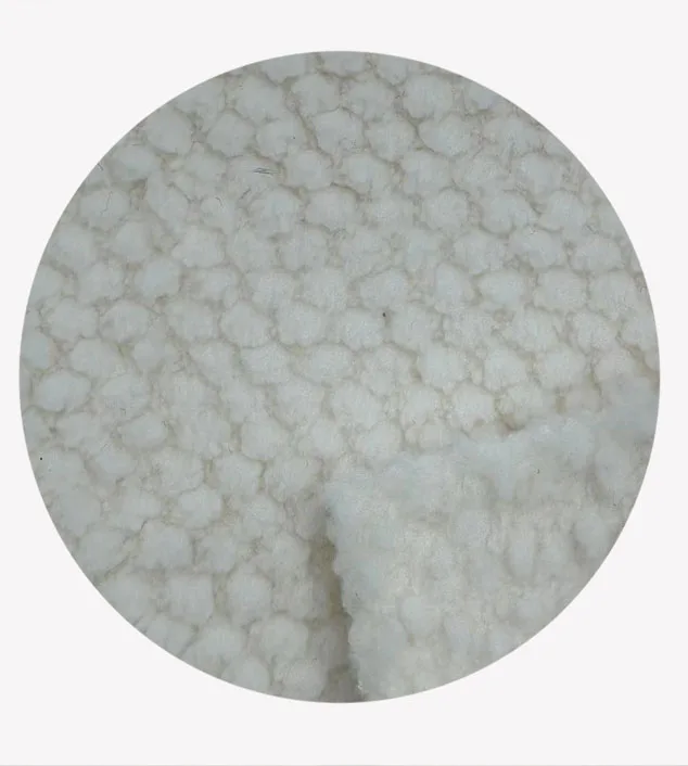 100%Polyester Knitted Jacquard Fleece Fabric For Clothes Or Home Textile Upholstery